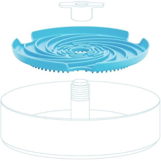 PetDreamHouse Spin Accessories Lick Flying Disc with BPA-Free TPE - Economical Replacement Interactive Feeder Accessories Blue PetDreamHouse Spin Accessories Lick Flying Disc with BPA-Free TPE - Economical Replacement Interactive Feeder Accessories Blue