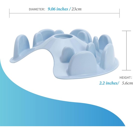 PetDreamHouse Spin Accessories Lick Flying Disc with BPA-Free TPE - Economical Replacement Interactive Feeder Accessories Blue PetDreamHouse Spin Accessories Lick Flying Disc with BPA-Free TPE - Economical Replacement Interactive Feeder Accessories Blue
