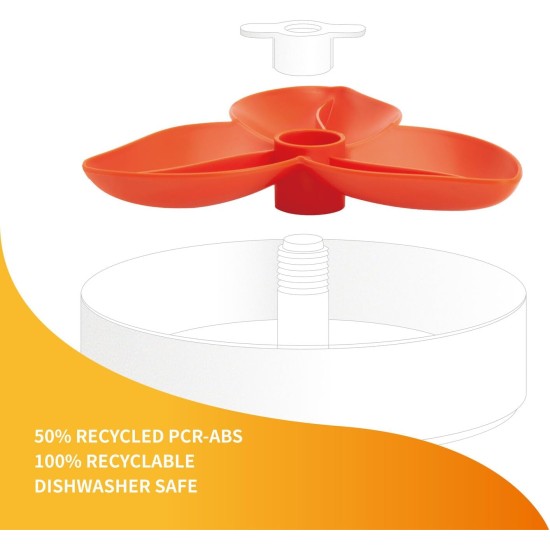 PetDreamHouse Spin Accessories Lick Flying Disc with BPA-Free TPE - Economical Replacement Interactive Feeder Accessories Blue PetDreamHouse Spin Accessories Lick Flying Disc with BPA-Free TPE - Economical Replacement Interactive Feeder Accessories Blue