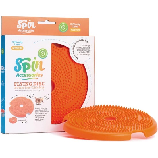 PetDreamHouse Spin Accessories Lick Flying Disc with BPA-Free TPE - Economical Replacement Interactive Feeder Accessories Blue PetDreamHouse Spin Accessories Lick Flying Disc with BPA-Free TPE - Economical Replacement Interactive Feeder Accessories Blue