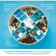 PetDreamHouse Spin Accessories Lick Flying Disc with BPA-Free TPE - Economical Replacement Interactive Feeder Accessories Blue