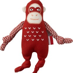PetLove, ReSploot Cuddler Soft Cuddly Toy for Dogs and Puppies, Soft Durable Plush Squeaky Toy for Cautious Chewers, Orangutan PetLove, ReSploot Cuddler Soft Cuddly Toy for Dogs and Puppies, Soft Durable Plush Squeaky Toy for Cautious Chewers, Orangutan