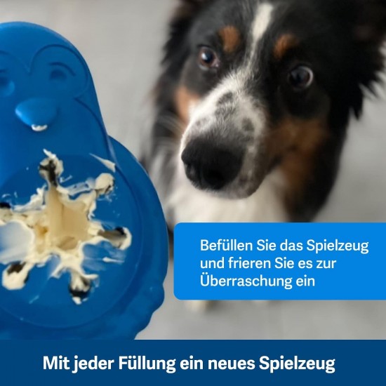 PetSafe Freezer Penguin Freezer Snack Toy for Dogs, Activity and Weight Control, Small, Blue PetSafe Freezer Penguin Freezer Snack Toy for Dogs, Activity and Weight Control, Small, Blue