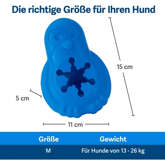 PetSafe Freezer Penguin Freezer Snack Toy for Dogs, Activity and Weight Control, Small, Blue PetSafe Freezer Penguin Freezer Snack Toy for Dogs, Activity and Weight Control, Small, Blue