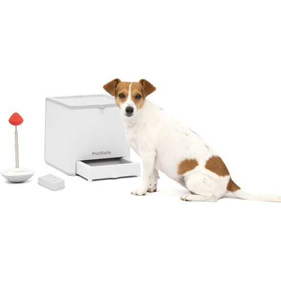 PetSafe Teach and Treat Remote Control Dog Reward Trainer Training and Positive Reinforcement 4D Batteries Required Grey PetSafe Teach and Treat Remote Control Dog Reward Trainer Training and Positive Reinforcement 4D Batteries Required Grey