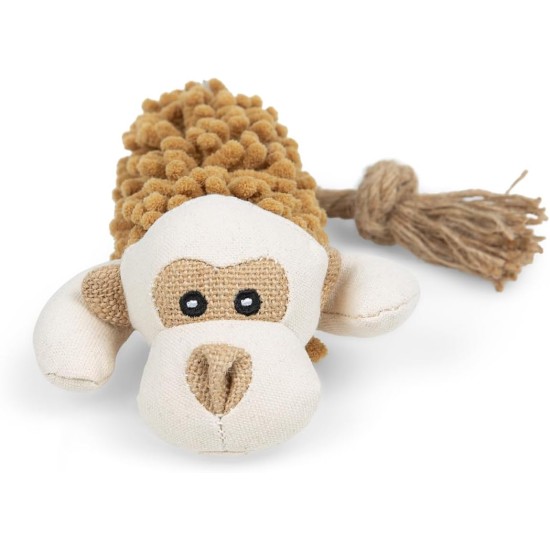 Petface Dog Toy, Shaggy Monkey Petface Dog Toy, Shaggy Monkey