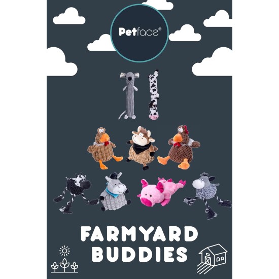 Petface Farmyard Buddies Chunky Chicken Dog Toy Petface Farmyard Buddies Chunky Chicken Dog Toy