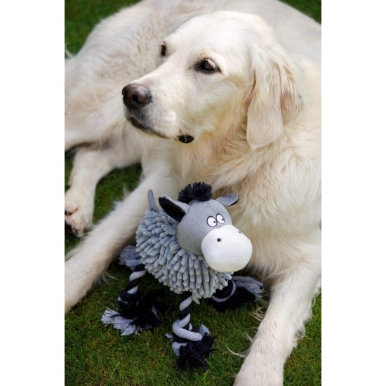 Petface Farmyard Buddies Noodle Donkey Dog Toy Petface Farmyard Buddies Noodle Donkey Dog Toy