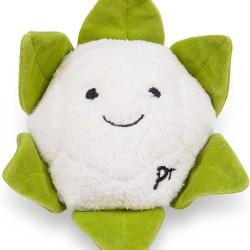 Petface Foodie Faces Plush Dog Toy Cauliflower Petface Foodie Faces Plush Dog Toy Cauliflower