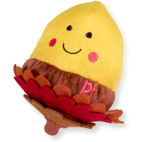 Petface Foodie Faces Plush Dog Toy Cauliflower Petface Foodie Faces Plush Dog Toy Cauliflower