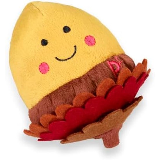 Petface Foodie Faces Plush Dog Toy Cauliflower Petface Foodie Faces Plush Dog Toy Cauliflower