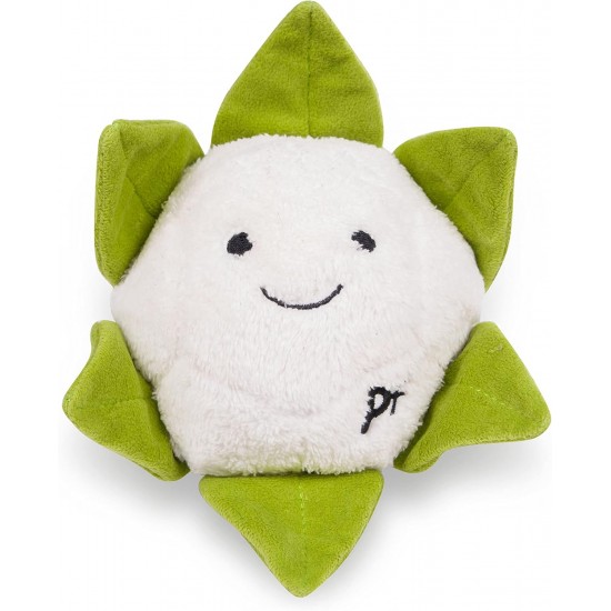 Petface Foodie Faces Plush Dog Toy Cauliflower Petface Foodie Faces Plush Dog Toy Cauliflower
