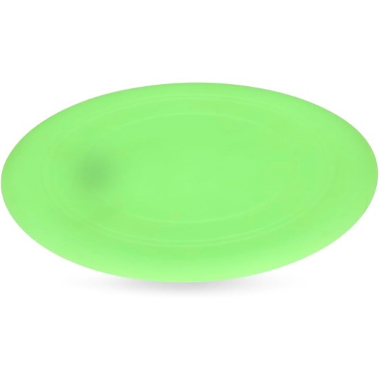 Petface Outdoor Paws Glow in the Dark Silicone Frisbee Dog Toy, 17.5 cm (Pack of 1) Petface Outdoor Paws Glow in the Dark Silicone Frisbee Dog Toy, 17.5 cm (Pack of 1)