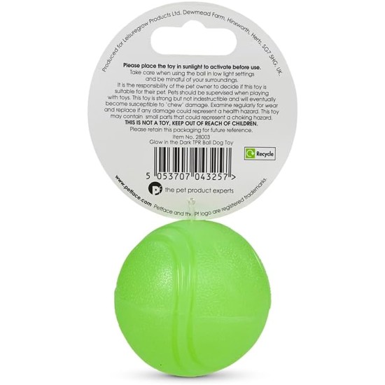 Petface Outdoor Paws Glow in the Dark Silicone Frisbee Dog Toy, 17.5 cm (Pack of 1) Petface Outdoor Paws Glow in the Dark Silicone Frisbee Dog Toy, 17.5 cm (Pack of 1)