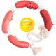 Petface Sausage On A Rope Dog Toy, Red Petface Sausage On A Rope Dog Toy, Red