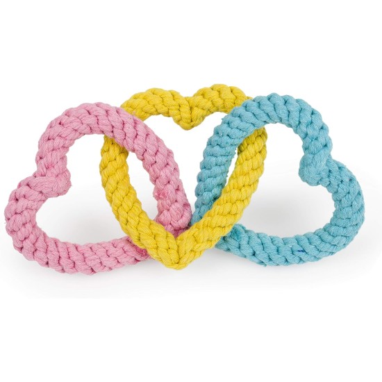 Petface Small Animal Face Freddi Cord Toy - Squeaky Puppy/Dog Toy Petface Small Animal Face Freddi Cord Toy - Squeaky Puppy/Dog Toy