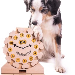 Pet's Clock - My Intelligent Dogs Interaktives Hunde- und Katzenspielzeug aus Holz Pet's Clock - My Intelligent Dogs Interaktives Hunde- und Katzenspielzeug aus Holz