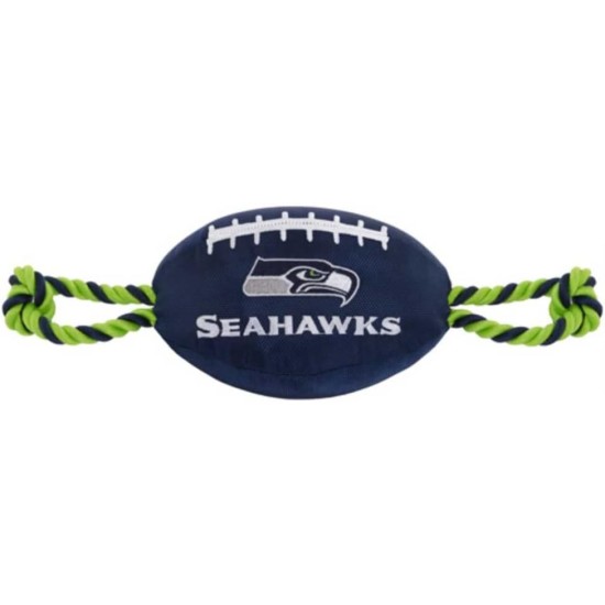 Pets First NFL PHILADELPHIA EAGLES Nylon Football Dog Toy with inner SQUEAKER & Pull Ropes PET SPORTS TOY Pets First NFL PHILADELPHIA EAGLES Nylon Football Dog Toy with inner SQUEAKER & Pull Ropes PET SPORTS TOY