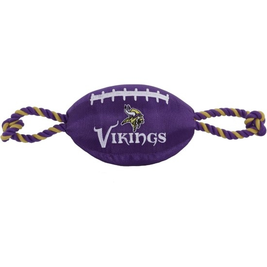 Pets First NFL PHILADELPHIA EAGLES Nylon Football Dog Toy with inner SQUEAKER & Pull Ropes PET SPORTS TOY Pets First NFL PHILADELPHIA EAGLES Nylon Football Dog Toy with inner SQUEAKER & Pull Ropes PET SPORTS TOY