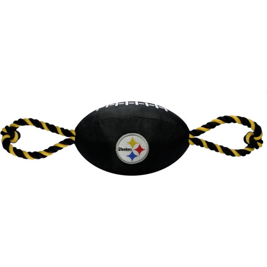 Pets First NFL PHILADELPHIA EAGLES Nylon Football Dog Toy with inner SQUEAKER & Pull Ropes PET SPORTS TOY Pets First NFL PHILADELPHIA EAGLES Nylon Football Dog Toy with inner SQUEAKER & Pull Ropes PET SPORTS TOY