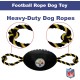 Pets First NFL PHILADELPHIA EAGLES Nylon Football Dog Toy with inner SQUEAKER & Pull Ropes PET SPORTS TOY Pets First NFL PHILADELPHIA EAGLES Nylon Football Dog Toy with inner SQUEAKER & Pull Ropes PET SPORTS TOY