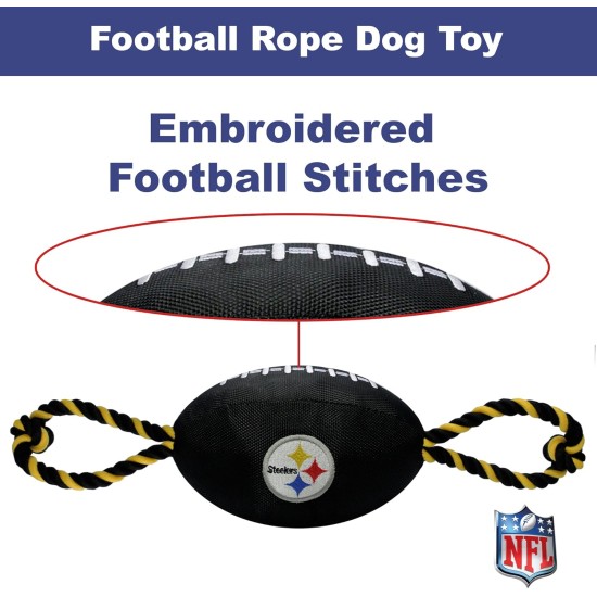 Pets First NFL PHILADELPHIA EAGLES Nylon Football Dog Toy with inner SQUEAKER & Pull Ropes PET SPORTS TOY Pets First NFL PHILADELPHIA EAGLES Nylon Football Dog Toy with inner SQUEAKER & Pull Ropes PET SPORTS TOY