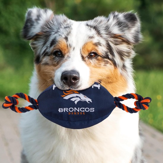 Pets First NFL PHILADELPHIA EAGLES Nylon Football Dog Toy with inner SQUEAKER & Pull Ropes PET SPORTS TOY Pets First NFL PHILADELPHIA EAGLES Nylon Football Dog Toy with inner SQUEAKER & Pull Ropes PET SPORTS TOY