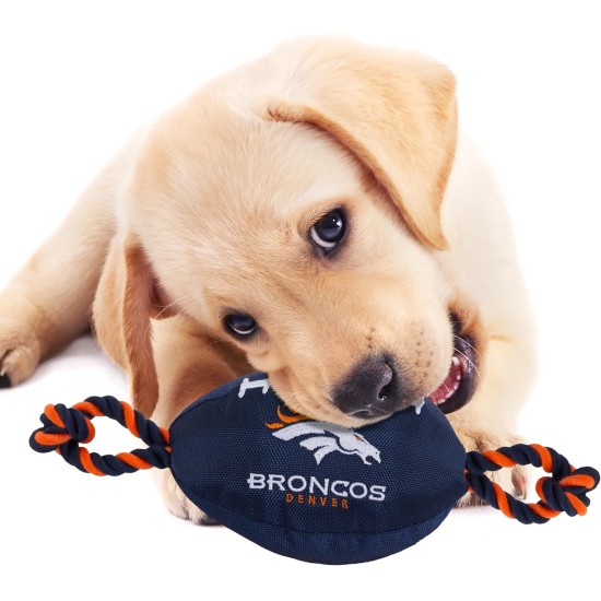 Pets First NFL PHILADELPHIA EAGLES Nylon Football Dog Toy with inner SQUEAKER & Pull Ropes PET SPORTS TOY Pets First NFL PHILADELPHIA EAGLES Nylon Football Dog Toy with inner SQUEAKER & Pull Ropes PET SPORTS TOY