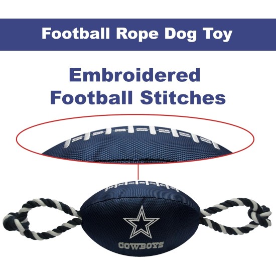 Pets First NFL PHILADELPHIA EAGLES Nylon Football Dog Toy with inner SQUEAKER & Pull Ropes PET SPORTS TOY Pets First NFL PHILADELPHIA EAGLES Nylon Football Dog Toy with inner SQUEAKER & Pull Ropes PET SPORTS TOY