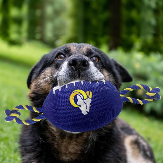 Pets First NFL PHILADELPHIA EAGLES Nylon Football Dog Toy with inner SQUEAKER & Pull Ropes PET SPORTS TOY Pets First NFL PHILADELPHIA EAGLES Nylon Football Dog Toy with inner SQUEAKER & Pull Ropes PET SPORTS TOY