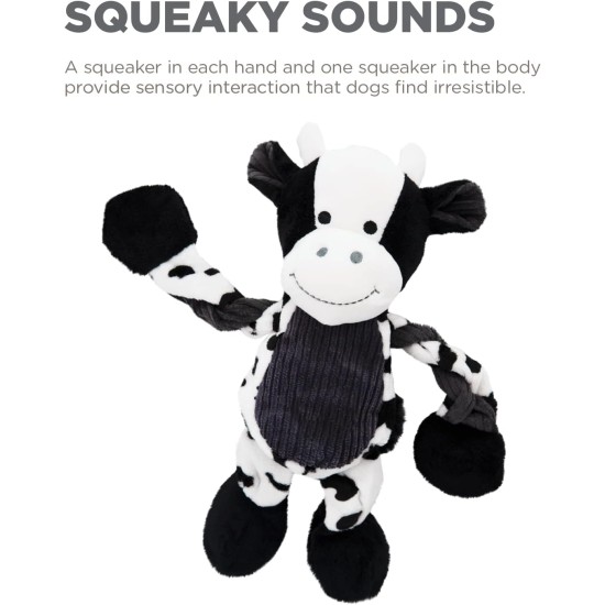 Petstages 69496M Thunda Tugga Leggy - Plush Dog Toy - Crocodile - Squeaker - One Size, Grey, 1 Piece Petstages 69496M Thunda Tugga Leggy - Plush Dog Toy - Crocodile - Squeaker - One Size, Grey, 1 Piece