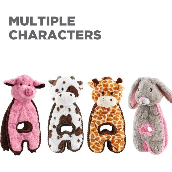 Petstages 69496M Thunda Tugga Leggy - Plush Dog Toy - Crocodile - Squeaker - One Size, Grey, 1 Piece Petstages 69496M Thunda Tugga Leggy - Plush Dog Toy - Crocodile - Squeaker - One Size, Grey, 1 Piece