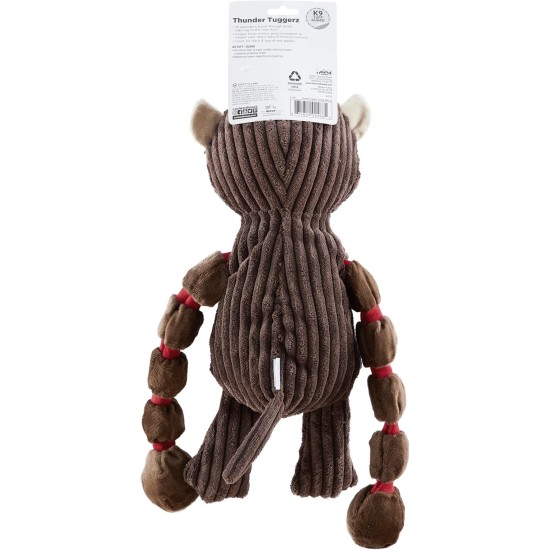 Petstages 69496M Thunda Tugga Leggy - Plush Dog Toy - Crocodile - Squeaker - One Size, Grey, 1 Piece Petstages 69496M Thunda Tugga Leggy - Plush Dog Toy - Crocodile - Squeaker - One Size, Grey, 1 Piece
