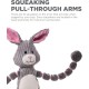 Petstages 69496M Thunda Tugga Leggy - Plush Dog Toy - Crocodile - Squeaker - One Size, Grey, 1 Piece Petstages 69496M Thunda Tugga Leggy - Plush Dog Toy - Crocodile - Squeaker - One Size, Grey, 1 Piece