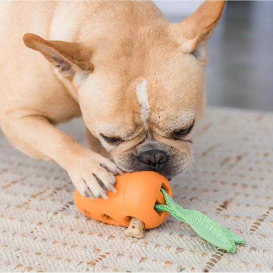 Petstages Interactive Dog Toy Carrot Filler Treat Dispenser Petstages Interactive Dog Toy Carrot Filler Treat Dispenser