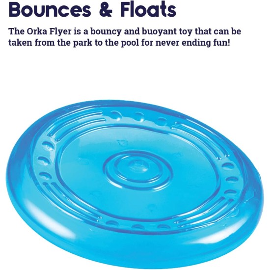 Petstages Orka Flyer - Apportierspielzeug für Hunde - Frisbee - Royalblau Petstages Orka Flyer - Apportierspielzeug für Hunde - Frisbee - Royalblau