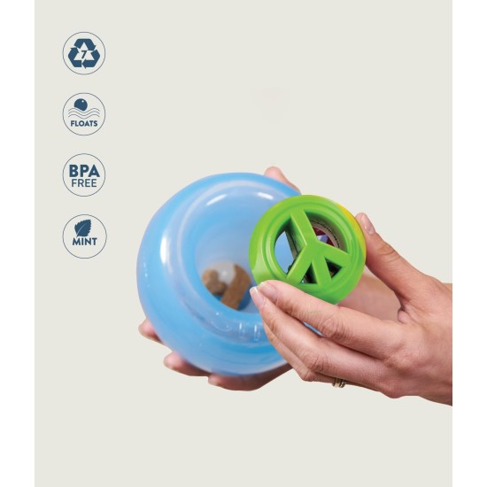 Planet Dog Orbee-Tuff Snoop - Interaktives Spielzeug für Hunde - Snackball - Blau - Groß Planet Dog Orbee-Tuff Snoop - Interaktives Spielzeug für Hunde - Snackball - Blau - Groß