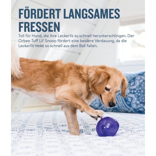 Planet Dog Orbee-Tuff Snoop Interactive Toy for Dogs – Snack Ball, Blue, Large Planet Dog Orbee-Tuff Snoop Interactive Toy for Dogs – Snack Ball, Blue, Large