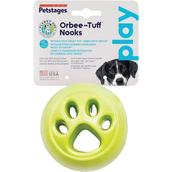 Planet Dog Orbee-Tuff Snoop Interactive Toy for Dogs – Snack Ball, Blue, Large Planet Dog Orbee-Tuff Snoop Interactive Toy for Dogs – Snack Ball, Blue, Large