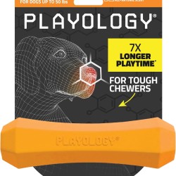 Playology Squeaky Chew Stick Dog Toy for Medium to Large Dog Breeds (15lbs - 35lbs) - For Moderate Chewers - Captivating Natural Chew Toy with Cheddar Cheese Fragrance - Non-Toxic Playology Squeaky Chew Stick Dog Toy for Medium to Large Dog Breeds (15lbs - 35lbs) - For Moderate Chewers - Captivating Natural Chew Toy with Cheddar Cheese Fragrance - Non-Toxic