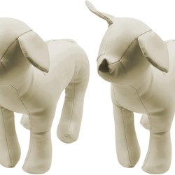 Potadak 2 x Leather Dog Mannequins Standing Position Dog Models Toy Pet Animal Mannequin S Potadak 2 x Leather Dog Mannequins Standing Position Dog Models Toy Pet Animal Mannequin S