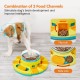 Potaroma Dog Puzzle Toy, 2 Levels, Slow Feeder, Dog Food Treat Feeder Toy for IQ Training, Dog Entertainment Toys for All Breeds, 4.2 Inch Height Potaroma Dog Puzzle Toy, 2 Levels, Slow Feeder, Dog Food Treat Feeder Toy for IQ Training, Dog Entertainment Toys for All Breeds, 4.2 Inch Height