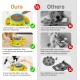Potaroma Dog Puzzle Toy, 2 Levels, Slow Feeder, Dog Food Treat Feeder Toy for IQ Training, Dog Entertainment Toys for All Breeds, 4.2 Inch Height Potaroma Dog Puzzle Toy, 2 Levels, Slow Feeder, Dog Food Treat Feeder Toy for IQ Training, Dog Entertainment Toys for All Breeds, 4.2 Inch Height