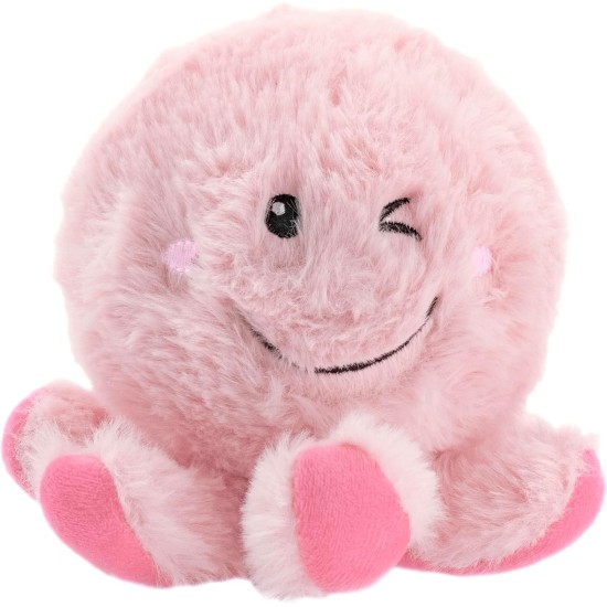 Record - Hundespielzeug aus Plüsch „Bubble“ ohne Polsterung mit Gummiball - Hundeball mit unberechenbarem Aufprall, Squeaker und Knuspereffekt für aktives und sicheres Spiel | Octopus, 15 cm Record - Hundespielzeug aus Plüsch „Bubble“ ohne Polsterung mit Gummiball - Hundeball mit unberechenbarem Aufprall, Squeaker und Knuspereffekt für aktives und sicheres Spiel | Octopus, 15 cm