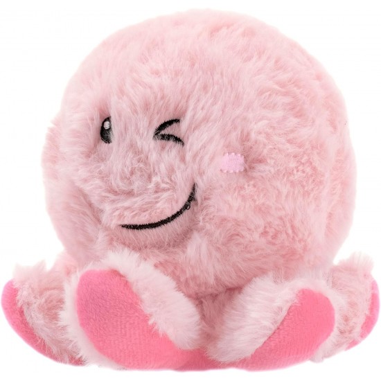 Record - Plush "Bubble" Dog Toy without Padding with Rubber Ball - Dog Ball with Unpredictable Impact, Squeaker and Crisp Effect for Active and Safe Play | Octopus, 15 cm Record - Plush "Bubble" Dog Toy without Padding with Rubber Ball - Dog Ball with Unpredictable Impact, Squeaker and Crisp Effect for Active and Safe Play | Octopus, 15 cm