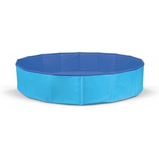 Record Dog Pool Game and Fun PVC with Drain Valve for Summer Days Blue Size 80 x 20 cm Record Dog Pool Game and Fun PVC with Drain Valve for Summer Days Blue Size 80 x 20 cm