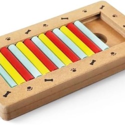 Record Mental Activation Game for Dogs and Cats, Interactive Intelligence Game. Light Walnut Wood | Size 28.2 x 15 x 3 cm Record Mental Activation Game for Dogs and Cats, Interactive Intelligence Game. Light Walnut Wood | Size 28.2 x 15 x 3 cm