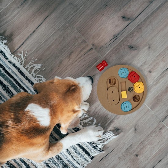 Relaxdays Dog Intelligence Toy Hide Treat Food Toy Interactive Snuffle Game Multicolor Relaxdays Dog Intelligence Toy Hide Treat Food Toy Interactive Snuffle Game Multicolor