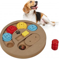 Relaxdays Dog Intelligence Toy Hide Treat Food Toy Interactive Snuffle Game Multicolor Relaxdays Dog Intelligence Toy Hide Treat Food Toy Interactive Snuffle Game Multicolor