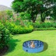 Relaxdays Dog Pool, H x D: 30 x 160 cm, Foldable, with Drain Valve, Dog Paddling Pool for Cooling, PVC & MDF, Blue Relaxdays Dog Pool, H x D: 30 x 160 cm, Foldable, with Drain Valve, Dog Paddling Pool for Cooling, PVC & MDF, Blue